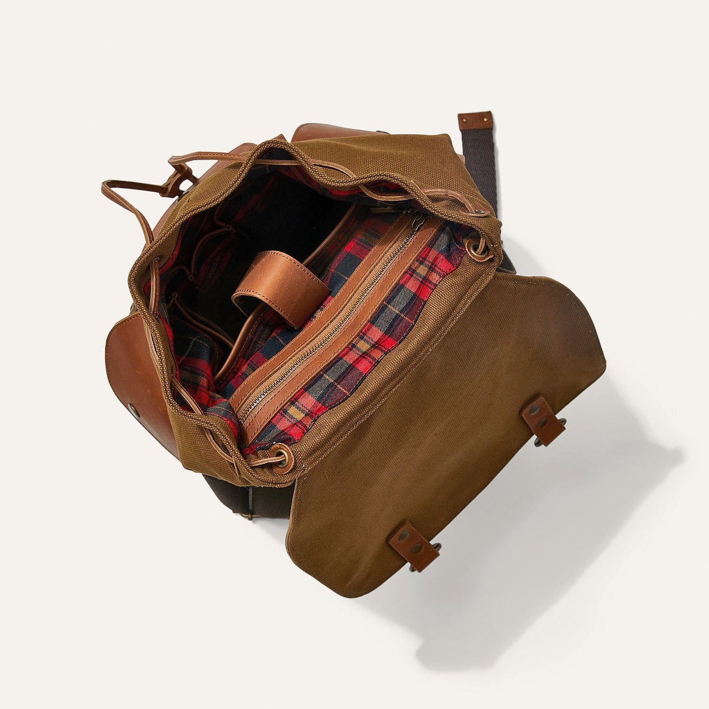 Lennon Canvas and Leather Backpack