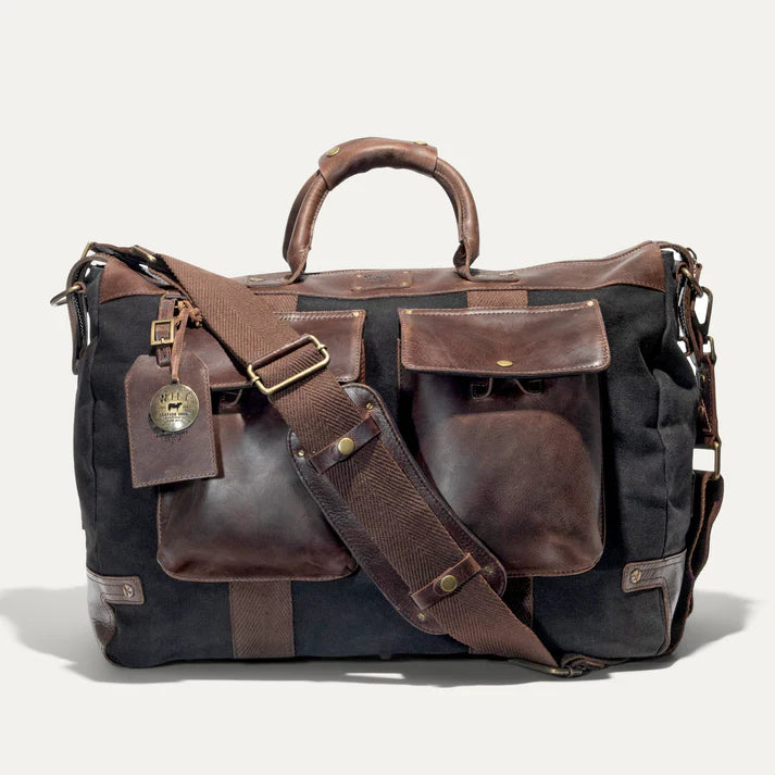 Canvas and Leather Travel Duffle