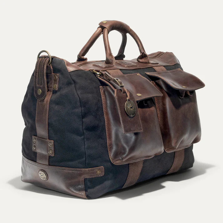 Canvas and Leather Travel Duffle