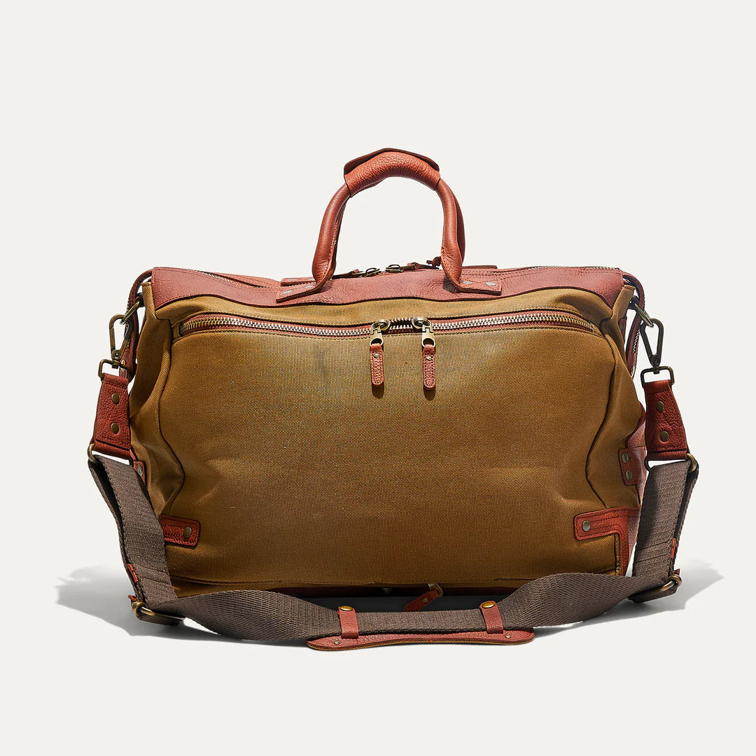 Canvas and Leather Travel Duffle