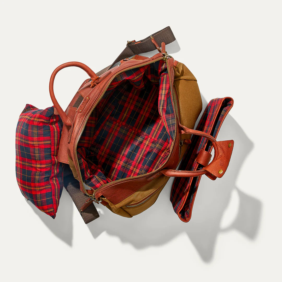 Canvas and Leather Travel Duffle