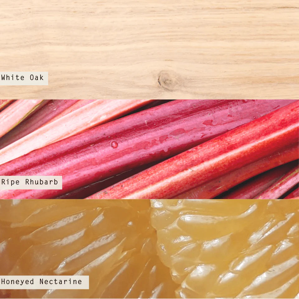 Rhubarb Honey Refillable Boxed Glass Candle