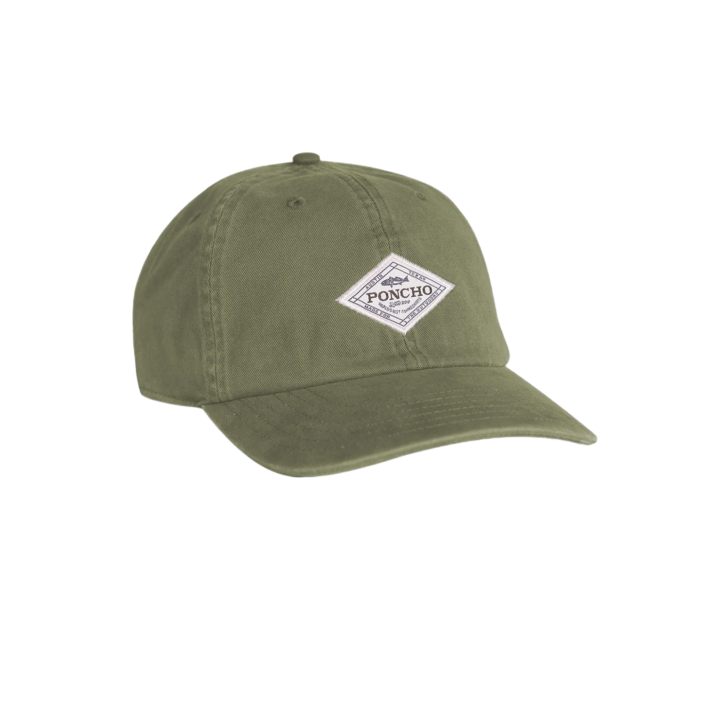 Olive Diamond Patch Hat
