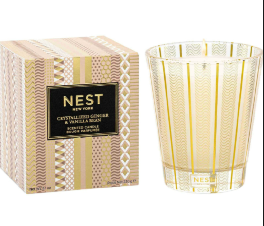 Crystallized Ginger & Vanilla Bean Votive Candle