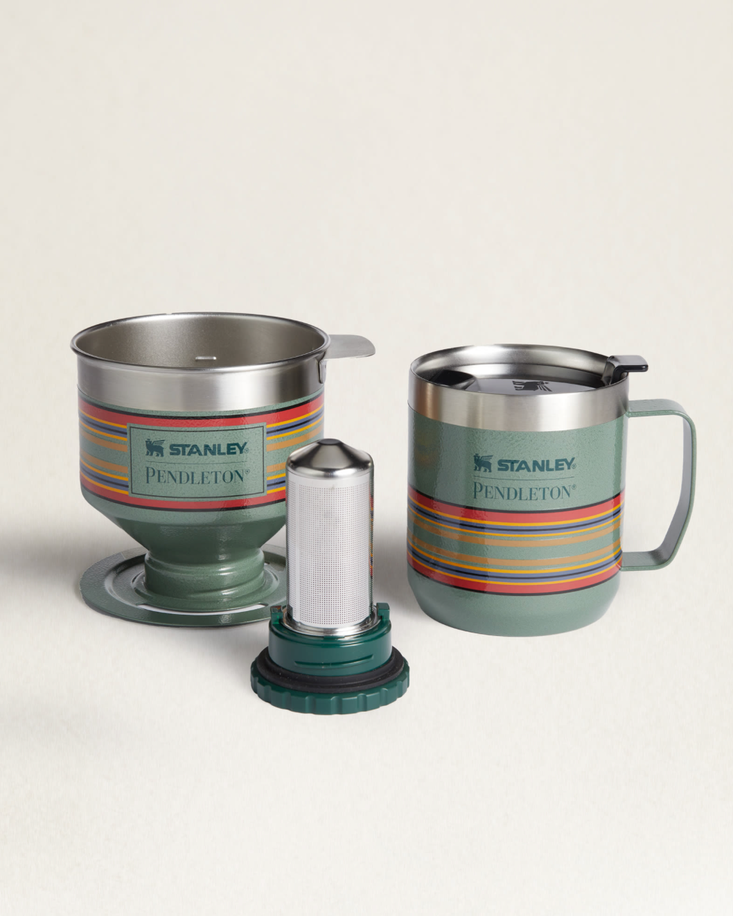 STANLEY POUR OVER COFFEE SET/Hammertone Green