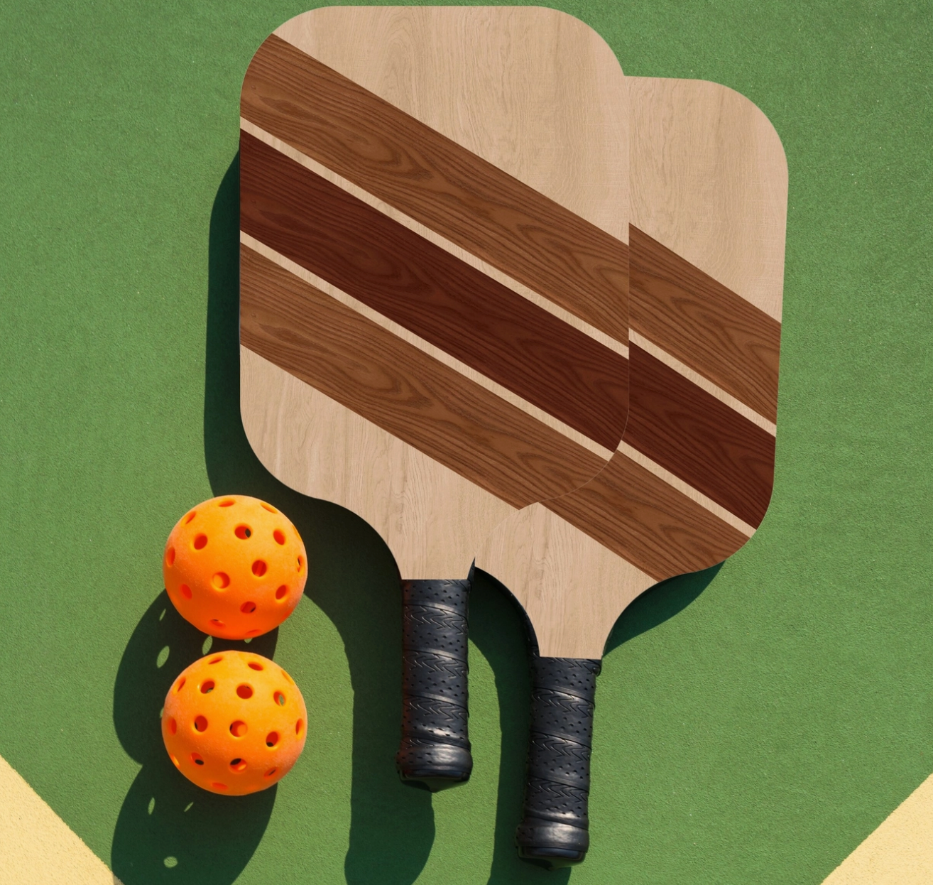 P. Graham Dunn Pickle-ball Paddle Set