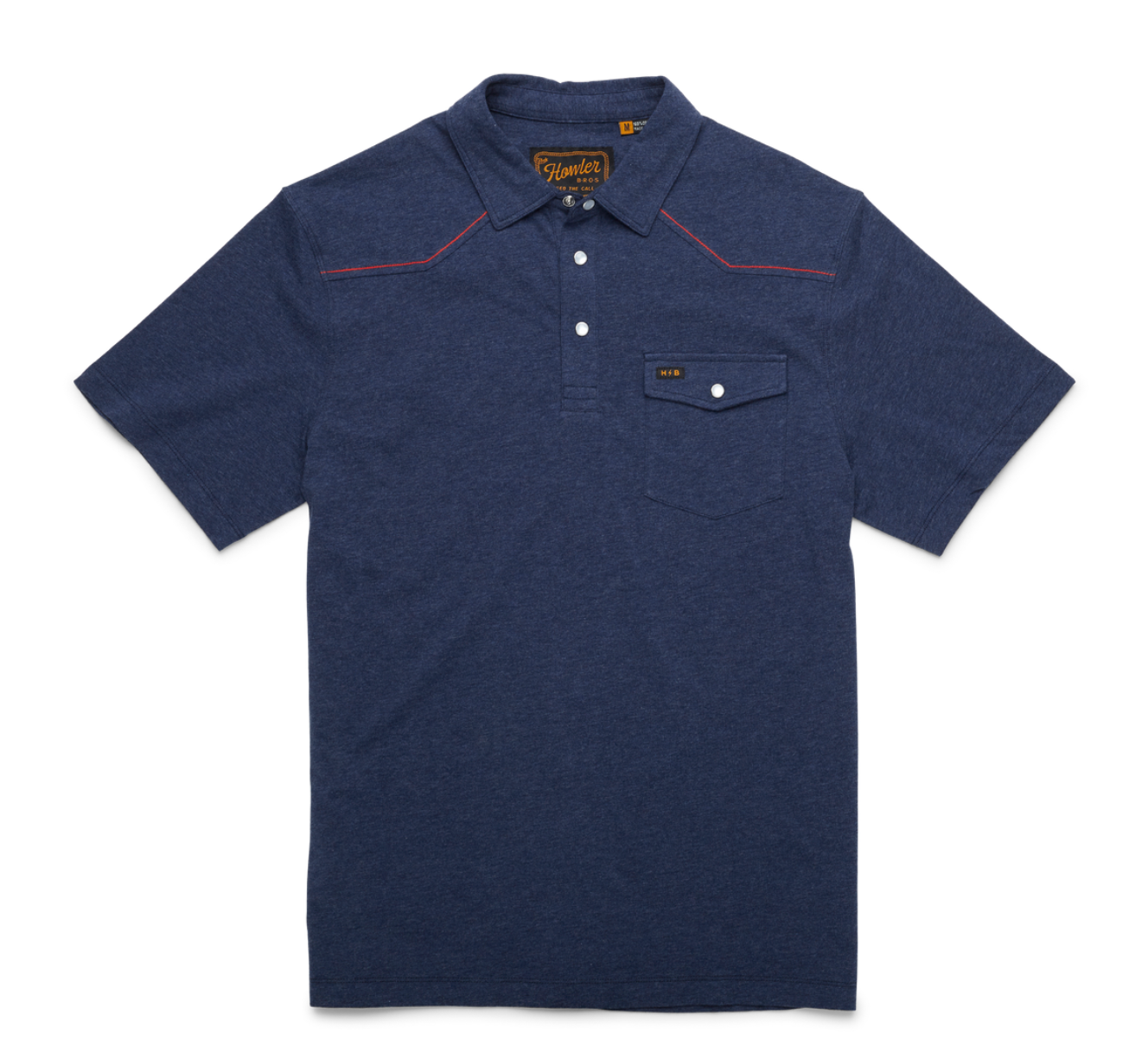 Ranchero Polo-Indigo Heather
