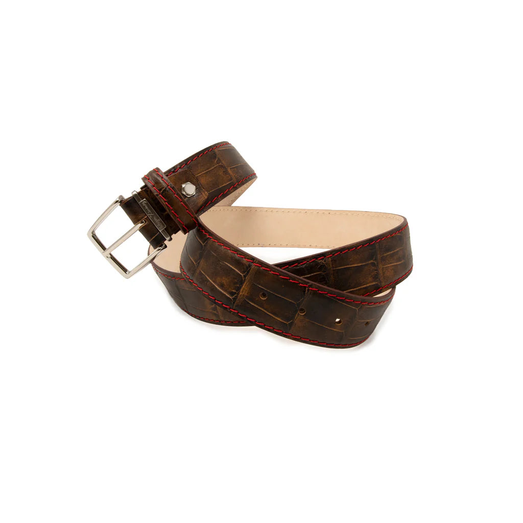 Faux Alligator Tail Belt - 40mm