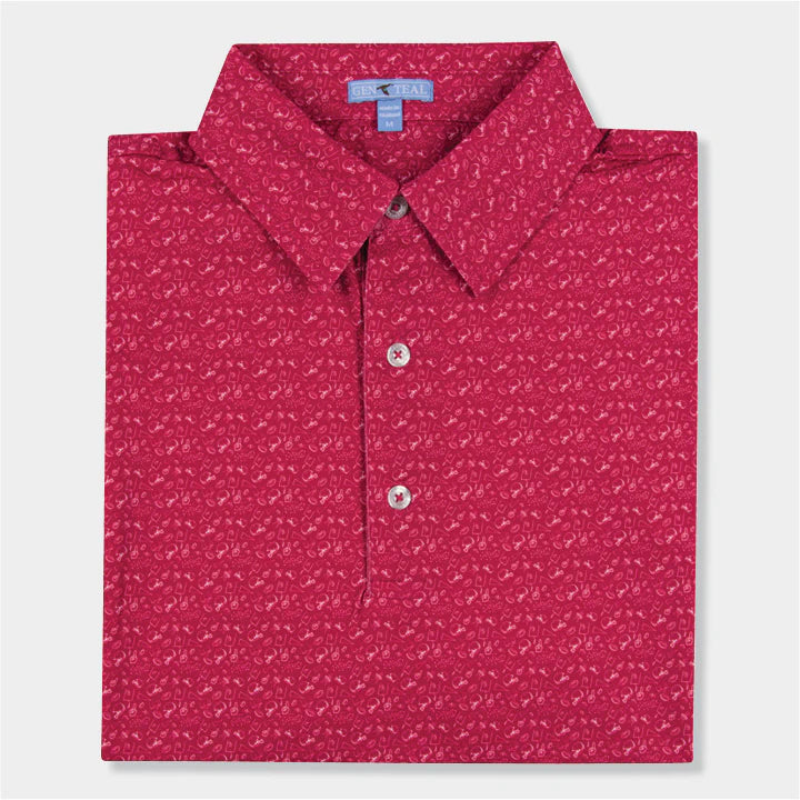 Tailgate brrr Printed Performance Polo