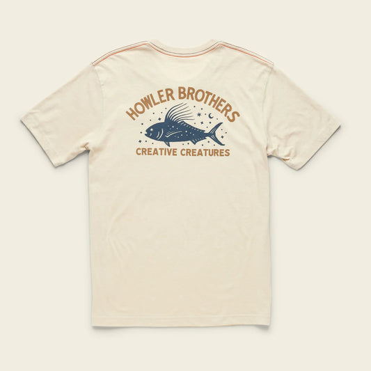 Select T Pocket Tee - Creative Creatures Roosterfish : Sand Heather