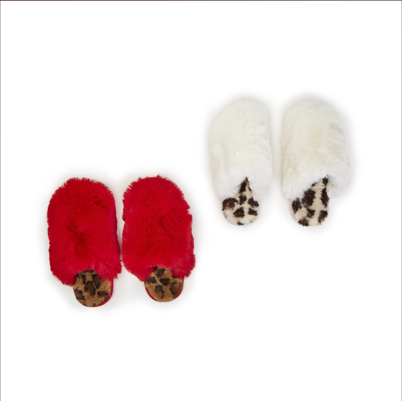 Faux Fur Slippers