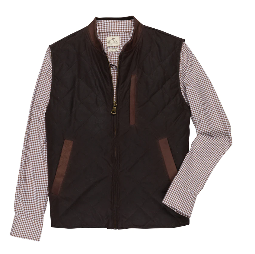 Waxed Cotton Vest