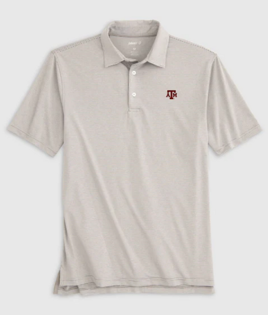 Texas A&M Lyndon Striped Polo