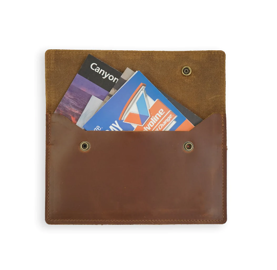 Leather Document Organizer