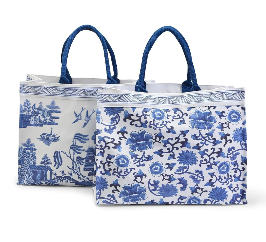 Chinoisere Blue/White Market Bag