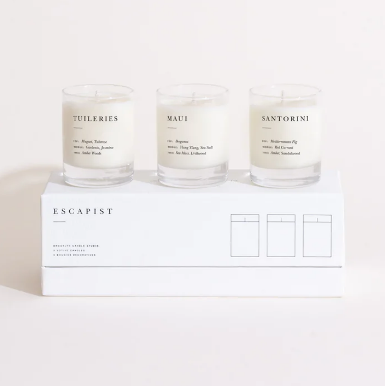 Escapist Brooklyn Candle Studio Trio