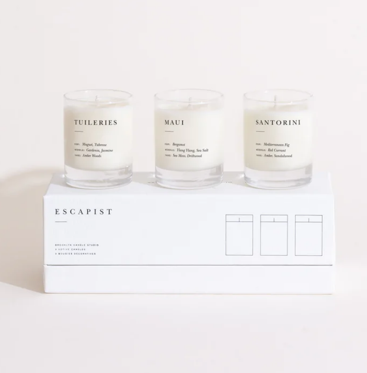 Escapist Brooklyn Candle Studio Trio