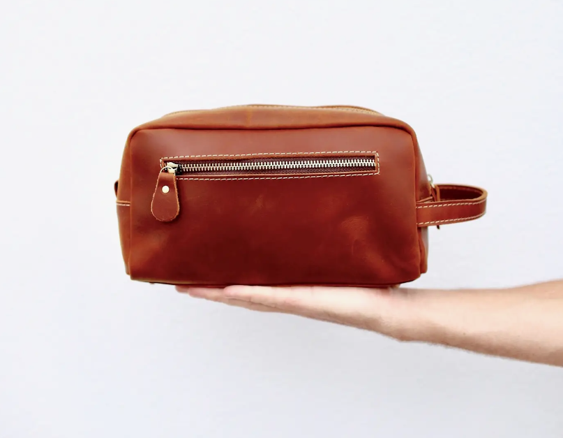 Leather Dopp Kit