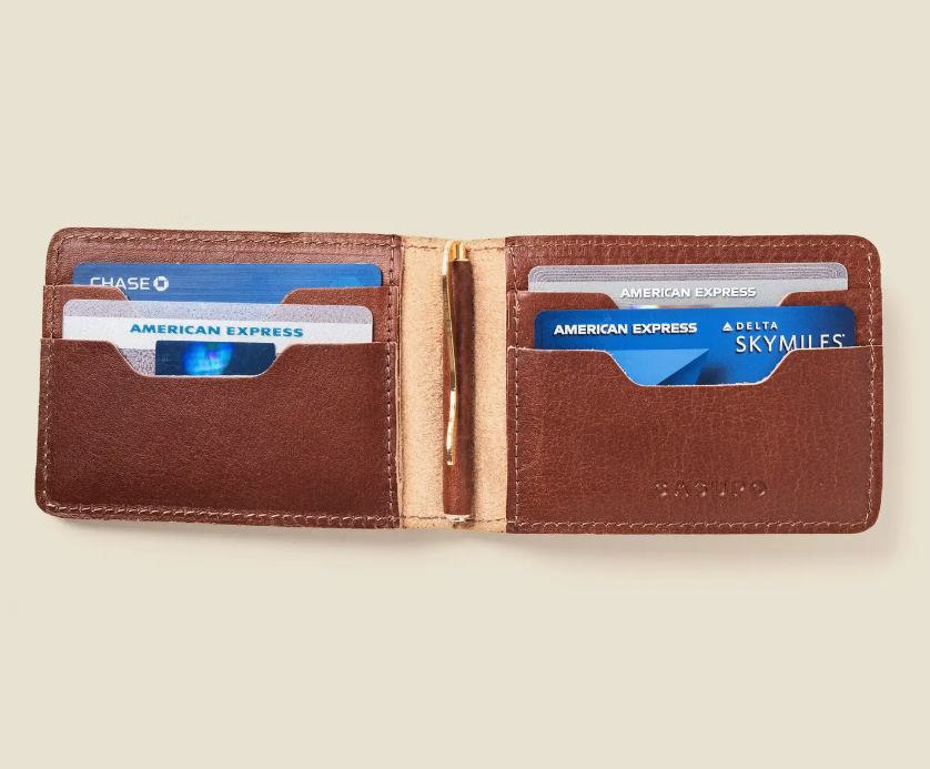 Bifold Money Clip Wallet