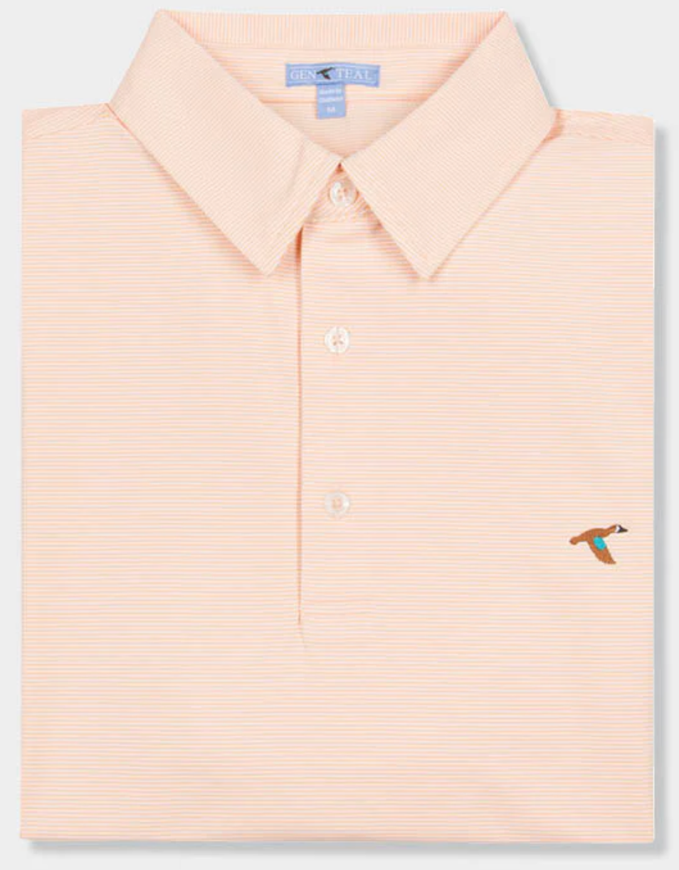 Pinstripe Performance Polo