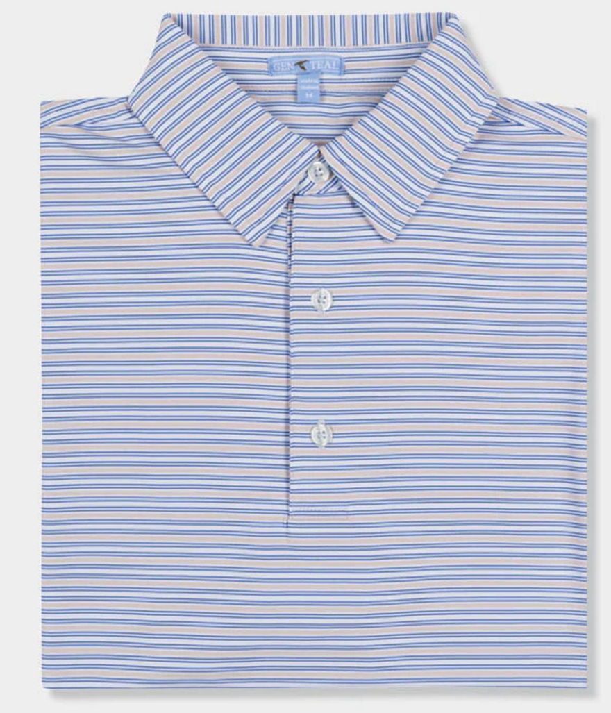 Oasis Stripe Performance Polo