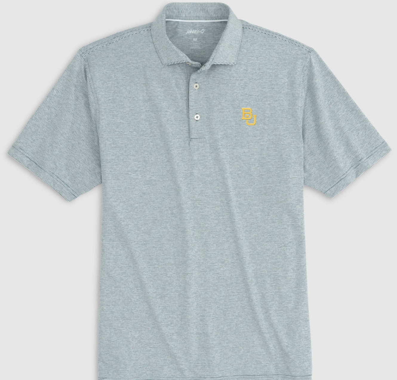 Baylor Lyndon Striped PREP-FORMANCE Polo
