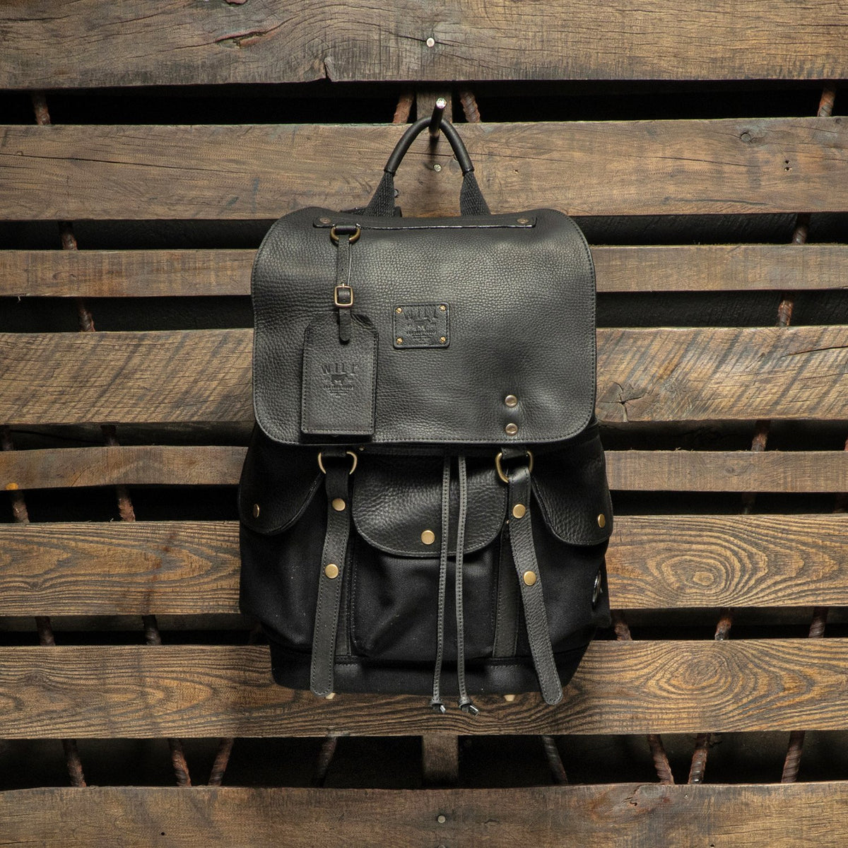 Lennon Canvas and Leather Backpack – E.F. Outfitters