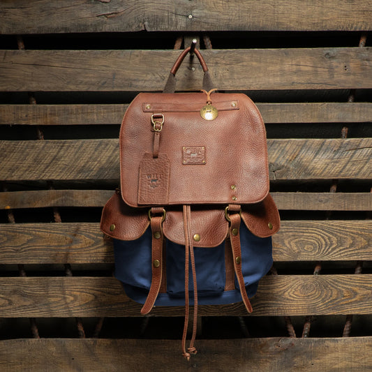 Lennon Canvas and Leather Backpack