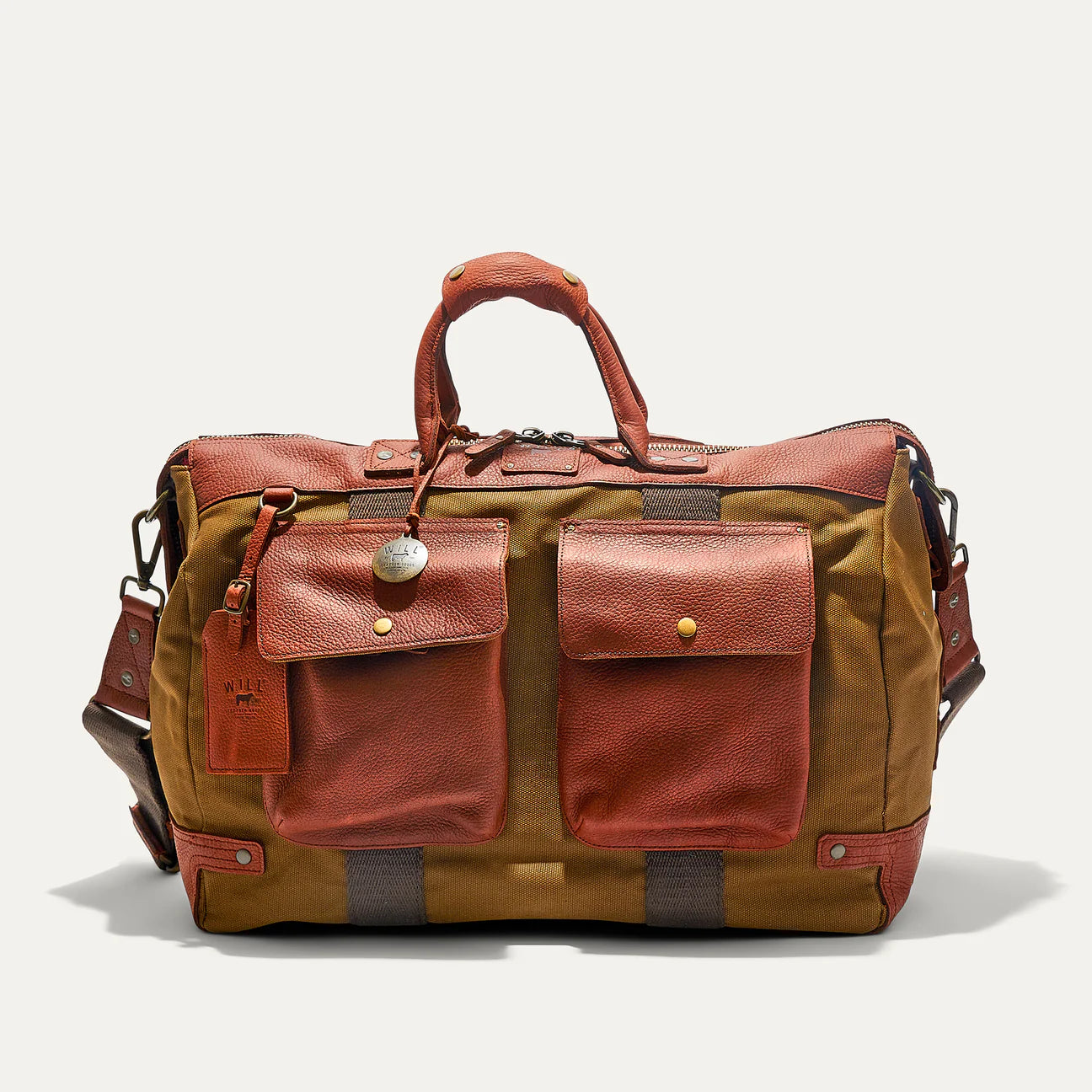 Canvas and Leather Travel Duffle