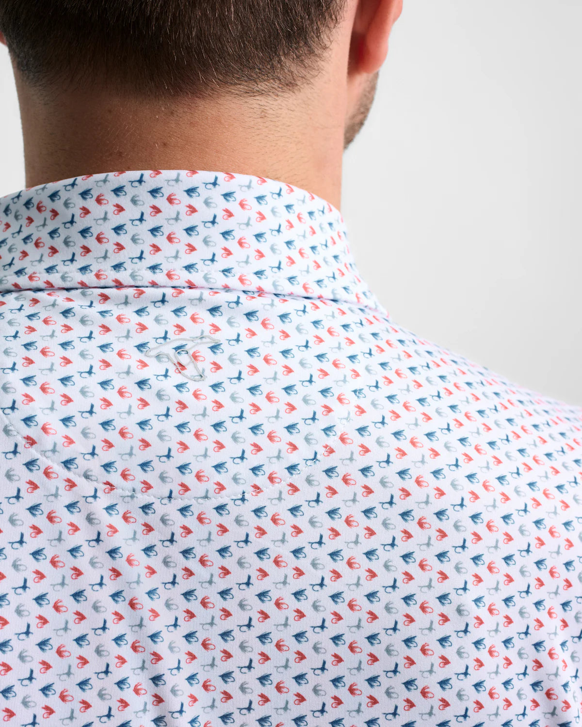 Clay Flies Printed Performance Polo
