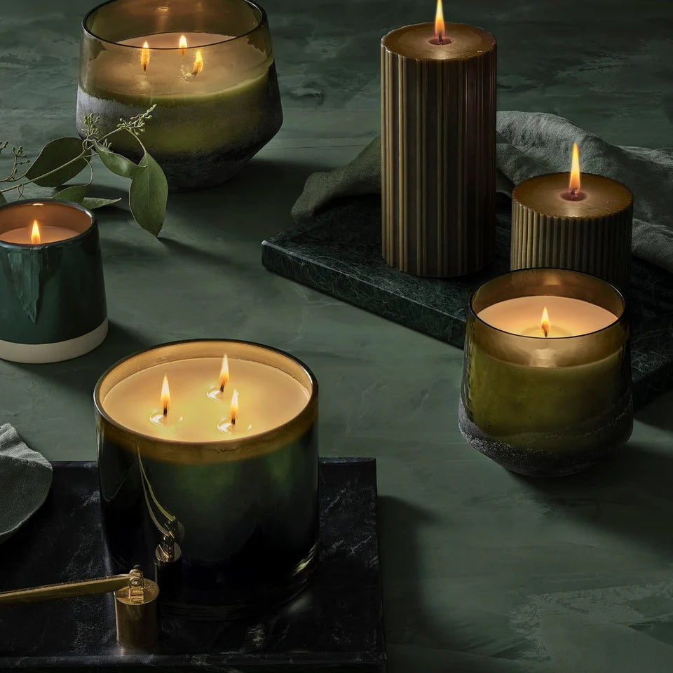 Balsam & Cedar Statement Glass Candle