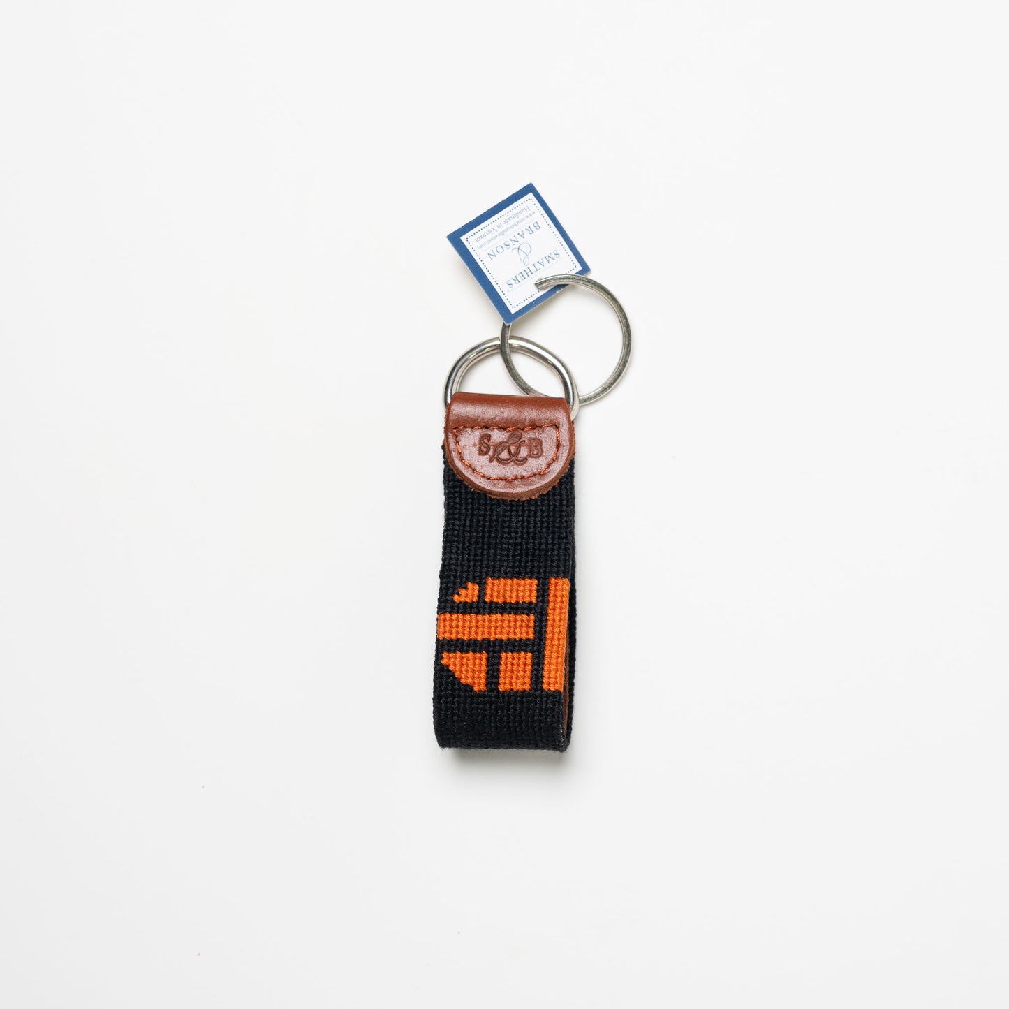 UTPB Needlepoint Key Fob