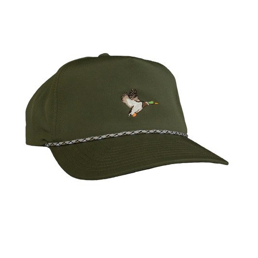 Green Mallard Rope Hat