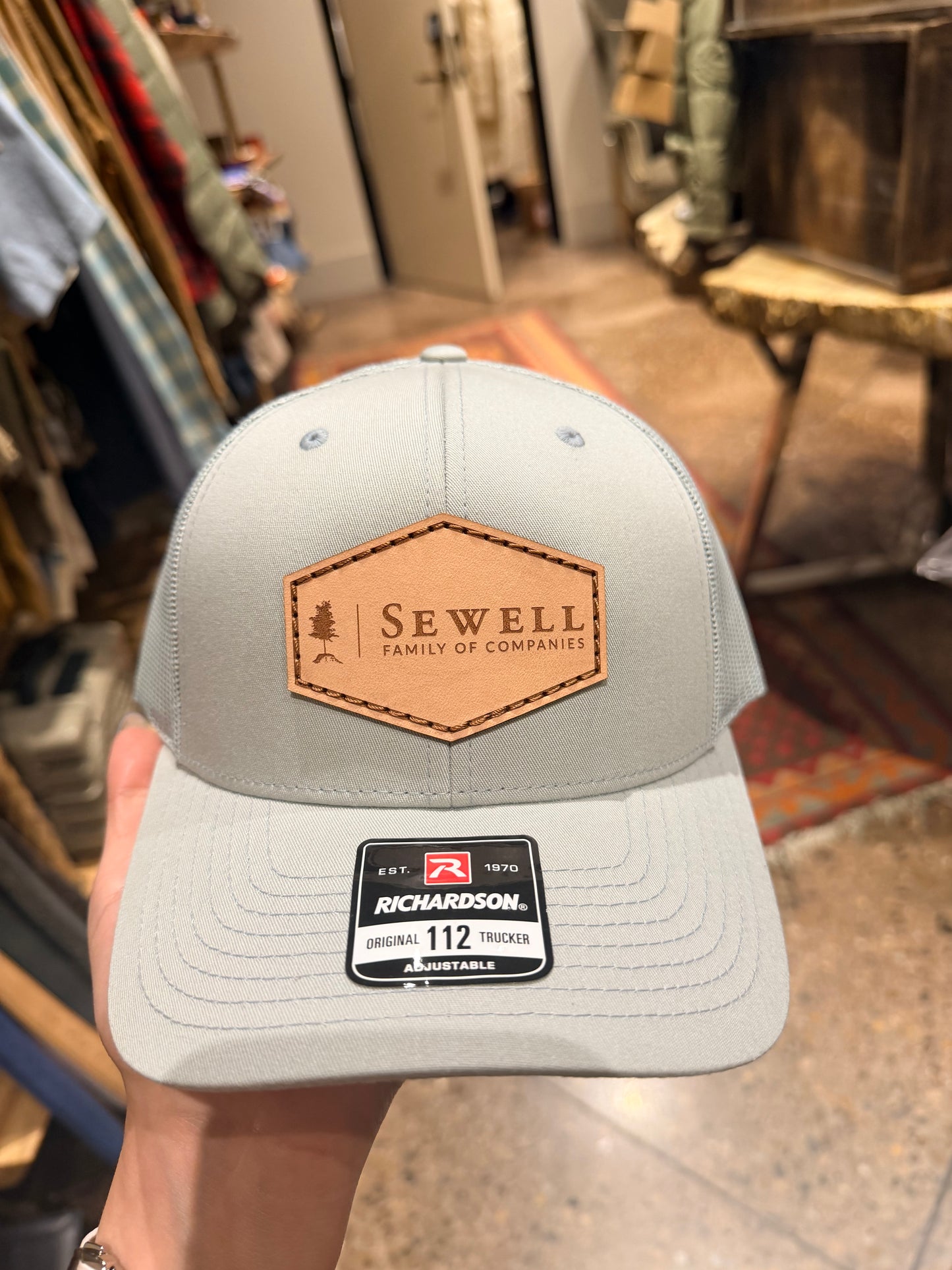 Sewell Gear - SFOC Leather Patch Trucker Hat