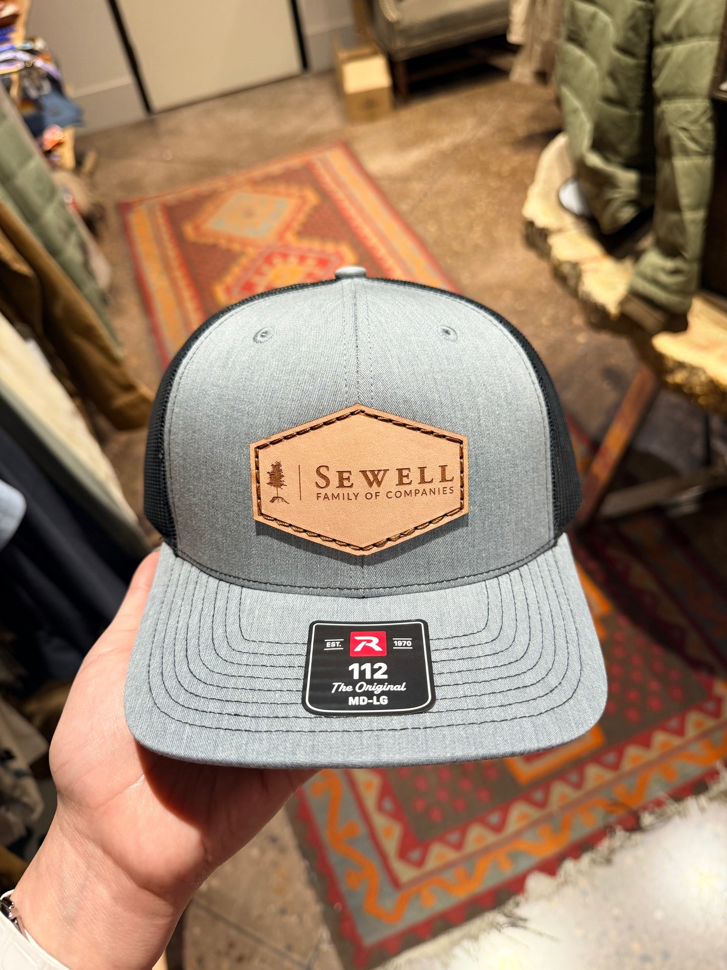 Sewell Gear - SFOC Leather Patch Trucker Hat