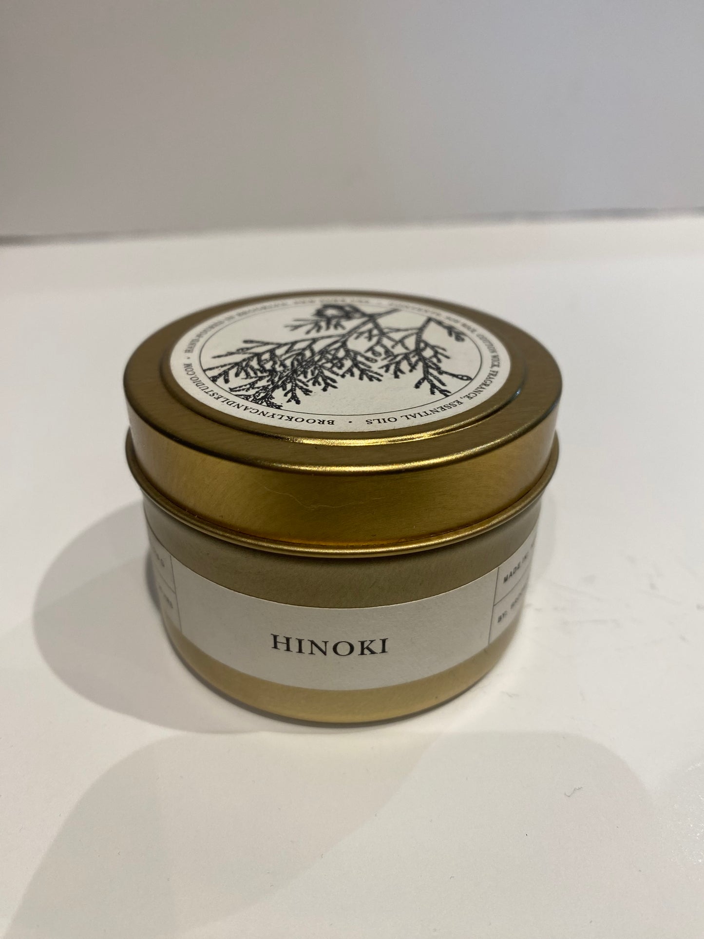 Hinoki Travel Tin Candle