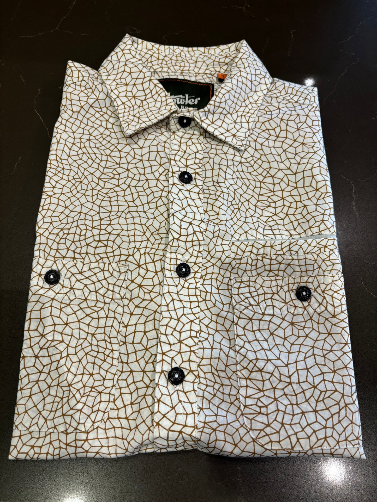 Aransas Shirt Shattered glass print