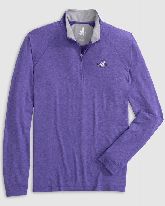 TCU Freeborne Performance 1/4 Zip - Horned Frog Logo