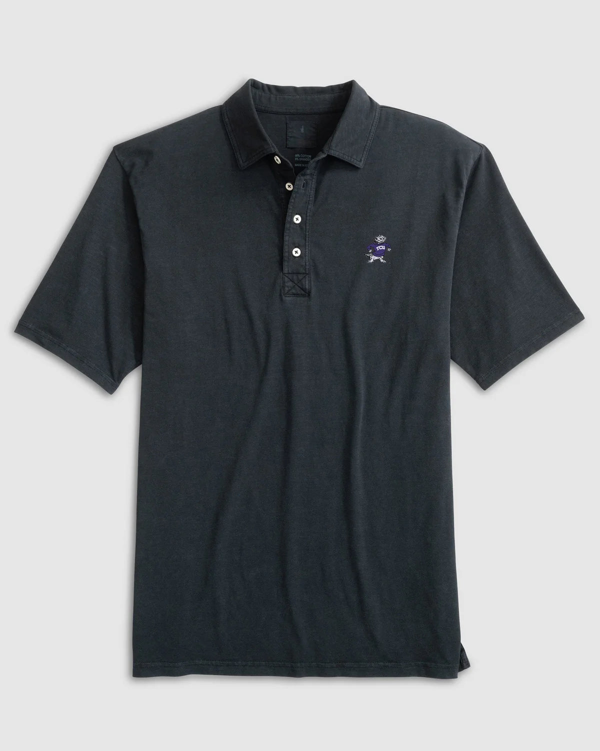 TCU Coastal Wash Original Polo - Vault Logo