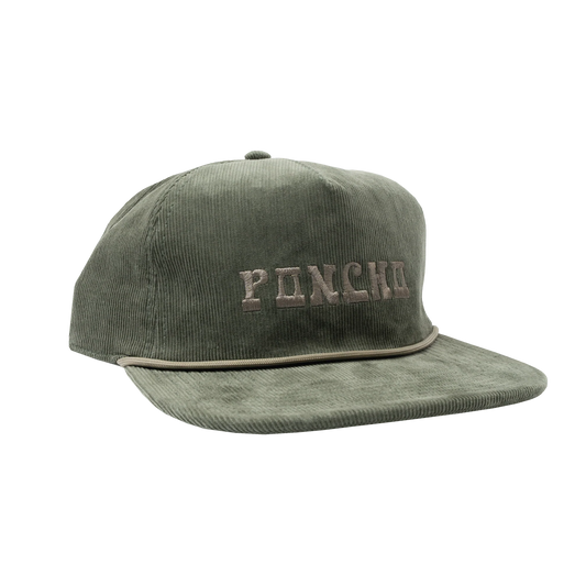 Moss Poncho Corduroy Hat