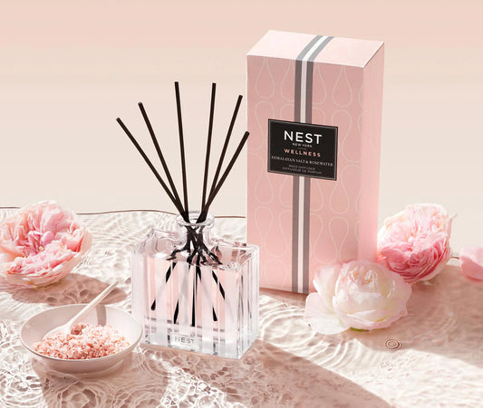 NEST Himalayan Salt & Rosewater Reed Diffuser