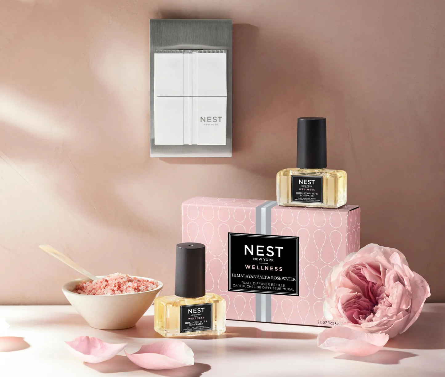 NEST Himalayan Salt & Rosewater Wall Diffuser Refills