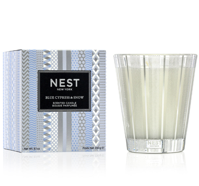 Nest Blue Cypress Snow Candle