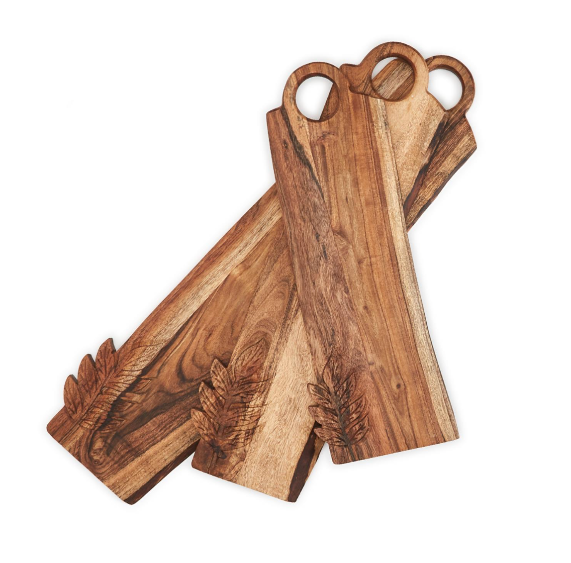 CHARCUTERIE SERVING BOARDS WITH LEAF DESIGN-Large