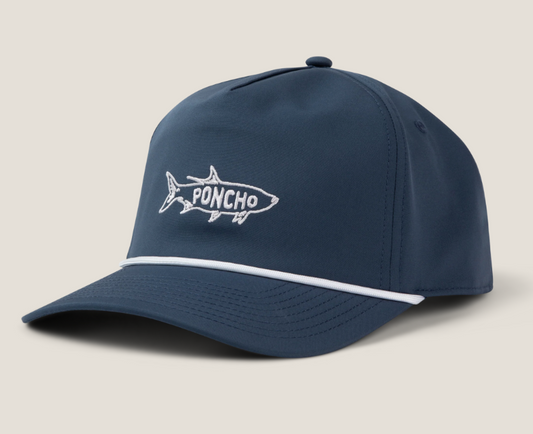 Navy Tarpon Rope Hat