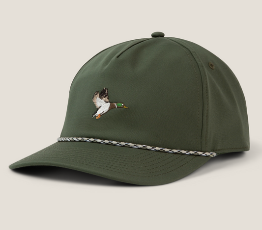 Green Mallard Rope Hat