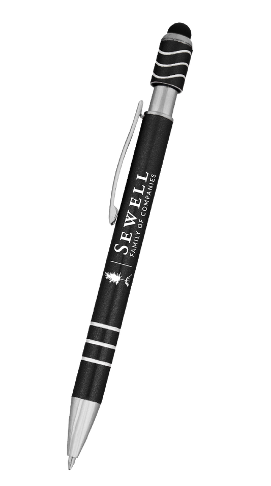 Sewell Gear - Black Metallic Pen