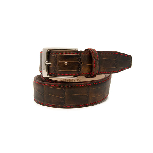 Faux Alligator Tail Belt - 40mm