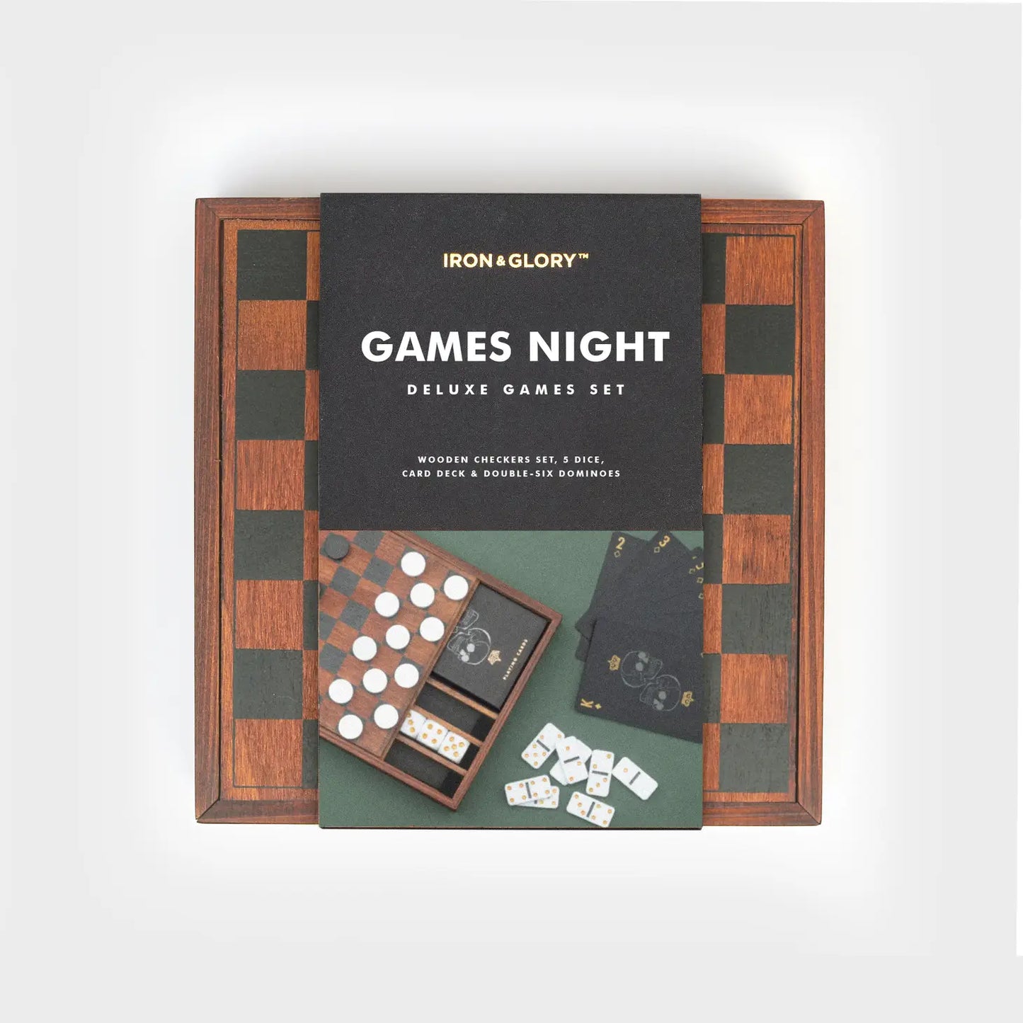 Iron & Glory Games Night - Wooden Games Compendium