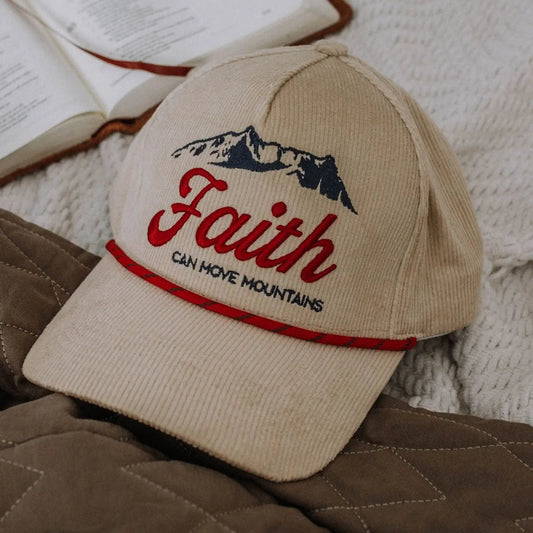 Faith can move mountains hat